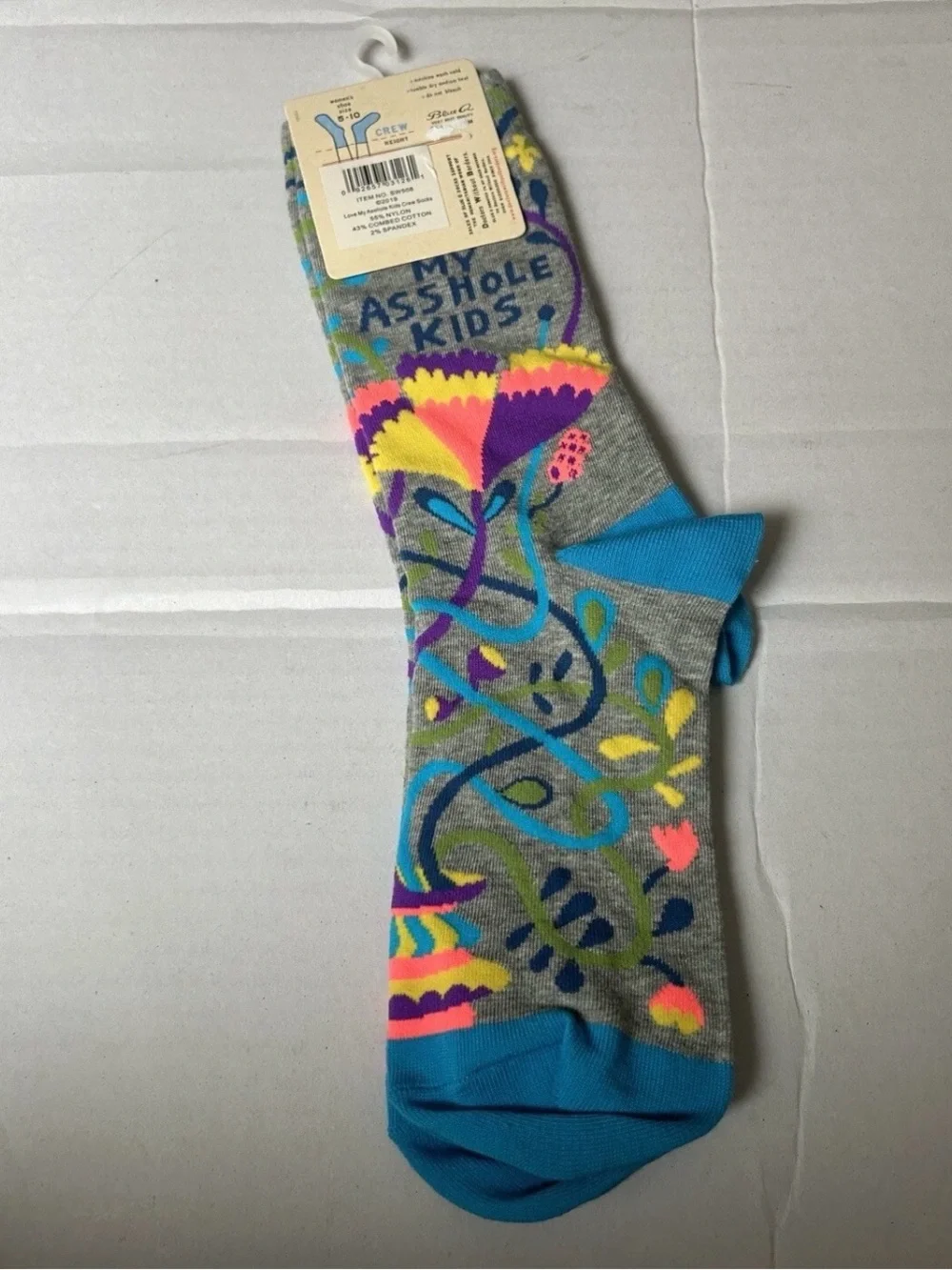 Blue Q Crew Socks
